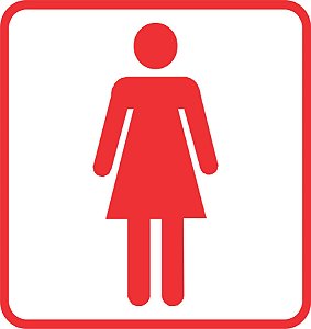 Placa WC Feminino