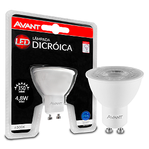 Avant Lâmpada Led Dicroica MR16 4,8w 6500k Ip20 Bivolt