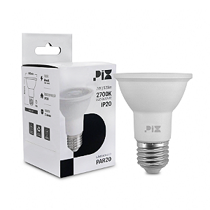 Pix Lâmpada Led Par20 7w 2700k Ip20 Bivolt