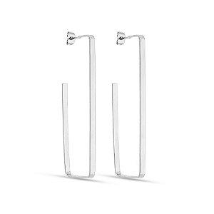 Brinco Argola Retangular