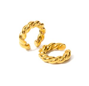 Piercing Torcido | Aço Gold