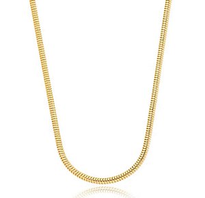 Colar Rabo de Rato 4mm | Dourado
