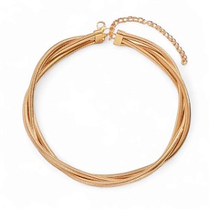 Choker Tripla | Gold