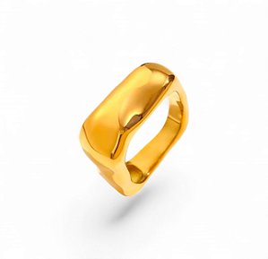 Anel Contorno Orgânico | Gold
