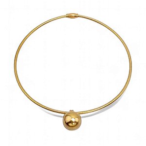 Colar Esfera Luxo | Gold