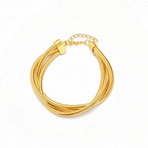 Pulseira Tripla | Dourada