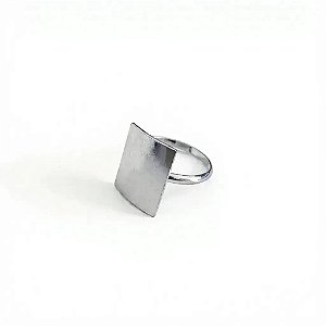 Anel Retangular Minimalista