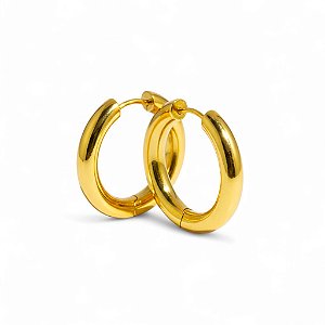 Argola Bold Click G | Dourada