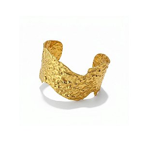 Bracelete Ondulado Martelado
