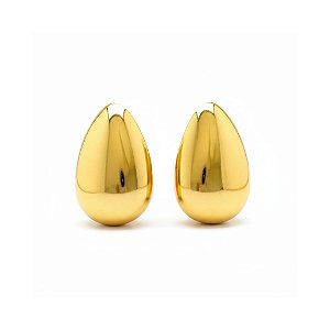 Brinco Gota Maxi Gold