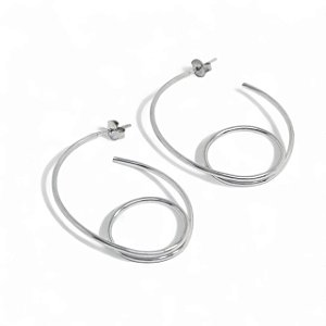 Brinco Argola Espiral