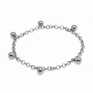 Pulseira Esferas Suspensas