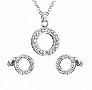 Conjunto Circle Cravejado