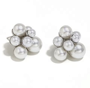 Brinco Pérolas Bubble | Prateado
