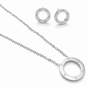 Conjunto Círculo Urbano | Prateado