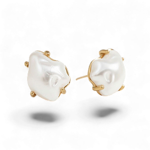 Brinco Pérola Glow | Banho de Ouro 18K