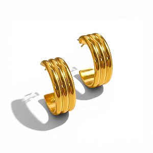 Brinco Argola Sophia | Ouro 18k
