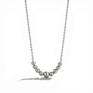 Colar Longo Sphera | Prateado