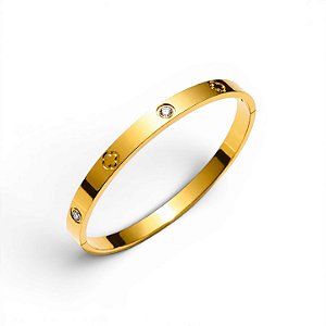 Bracelete Inspiração Luck | Dourado