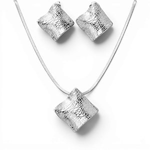 Conjunto Riskado | Prateado