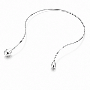 Choker Futura Gota | Prateado