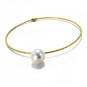 Choker Luxo Perolado | Dourado