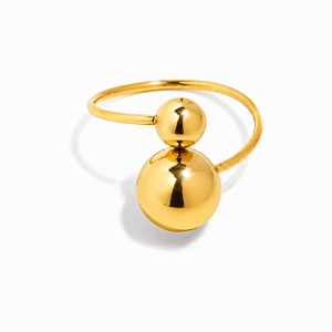 Anel Sphera Dupla | Ouro 18k