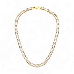 Choker Riviera | Ouro 18k com Zircônias