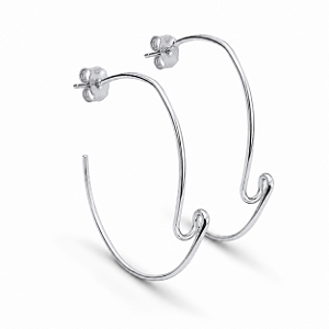 Argola Maxi Onda | Coleção Fluir