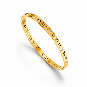Bracelete Algarismos | Dourado