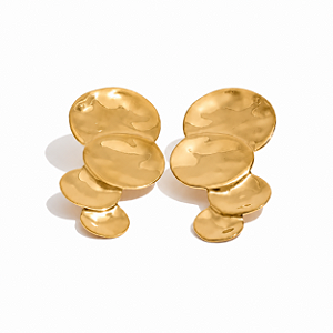 Brinco Maxi Aura | Dourado