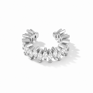 Piercing Cravejado | Prateado