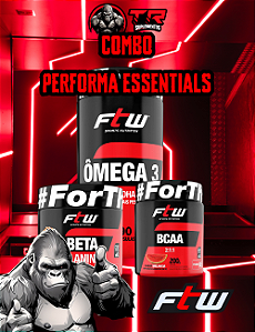 Combo FTW Performa Essentials (Ômega 3+Beta+BCAA)