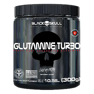 Glutamina Turbo 300g Black Skull