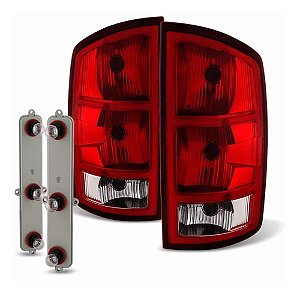 Par De Lanterna Traseira Dodge Ram 2500 5.9 2004 A 2006