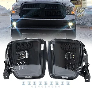 Kit Farol De Milha Led Black Ram 1500 Classic 2022 2023