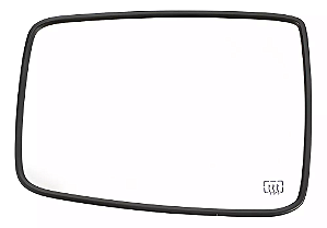 Lente Retrovisor Ram 2500 Mopar Motorista Suporte Redondo