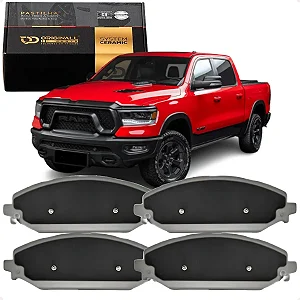 Pastilha Freio Dianteira Ram 1500 Rebel 2019 A 2024 Ceramica
