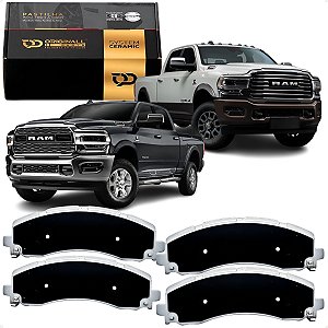 Pastilha Freio Traseira Ram 2500 3500 2019 A 2024 Ceramica