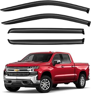 Kit Calha De Chuva Chevrolet Silverado 1500 V8 HigCounty 2023 a 2025