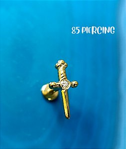 LBT ADAGA ZIRCONIA GOLD PVD TITANIO