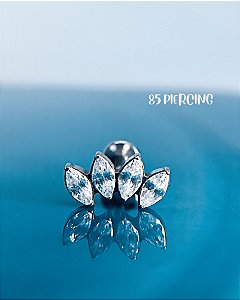 CLUSTER NAVETE ZIRCONIAS TITÂNIO