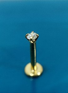 LBT AÇO GOLD PVD ZIRCÔNIA 2,5MM