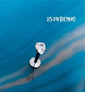 LBT AÇO ZIRCÔNIA GOTA CRISTAL