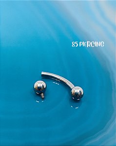 BARBELL CURVO TITÂNIO 8MM