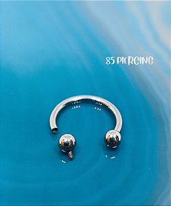 FERRADURA TITÂNIO 10MM