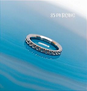 SEGMENTO AÇO ZIRCÔNIA CRAVEJADA 8MM