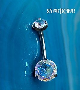 BANANABELL AÇO ZIRCÔNIA CRISTAL FURTA-COR