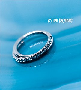 SEGMENTO TRANSADO TITÂNIO ZIRCÔNIA CRAVEJADA