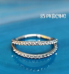 SEGMENTO DUPLO ZIRCÔNIAS CRAVEJADAS TITÂNIO